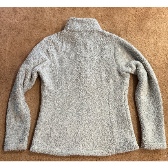 Patagonia Fleece Jacket Women's Sherpa LOS GATOS 1/4 Zip Gray Pullover Size L - Picture 3 of 6